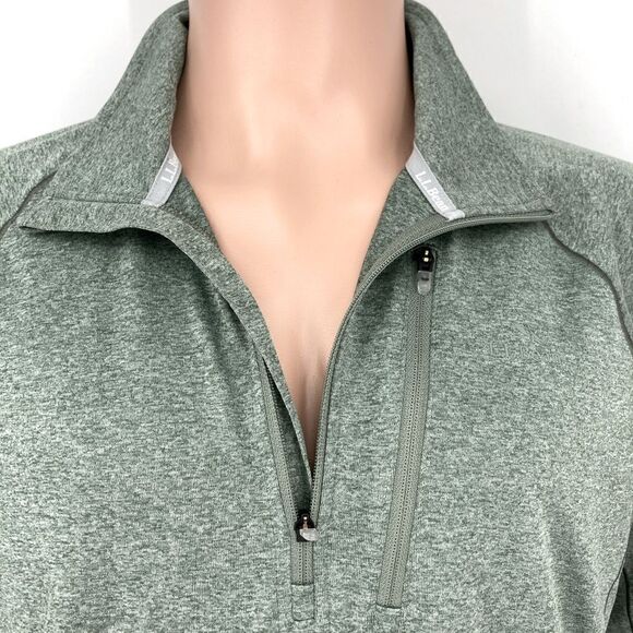 L.L.Bean Men’s Running Jacket 1/4 Zip Size M Like New - Picture 5 of 9